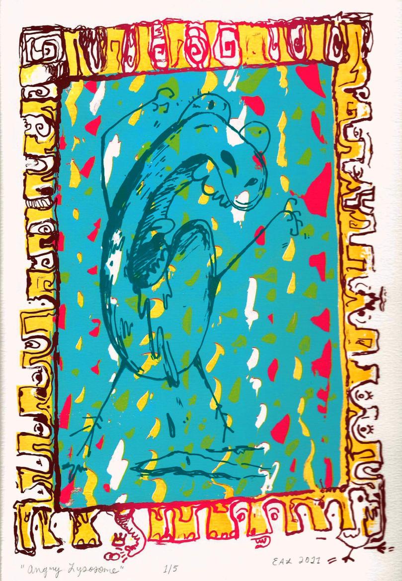 Angry Lysosome...Self Portrait?